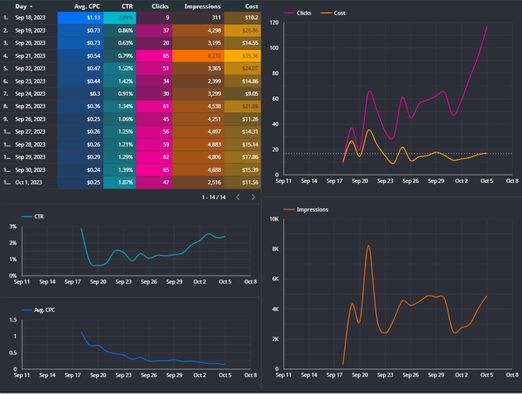 14 Day Ad Report